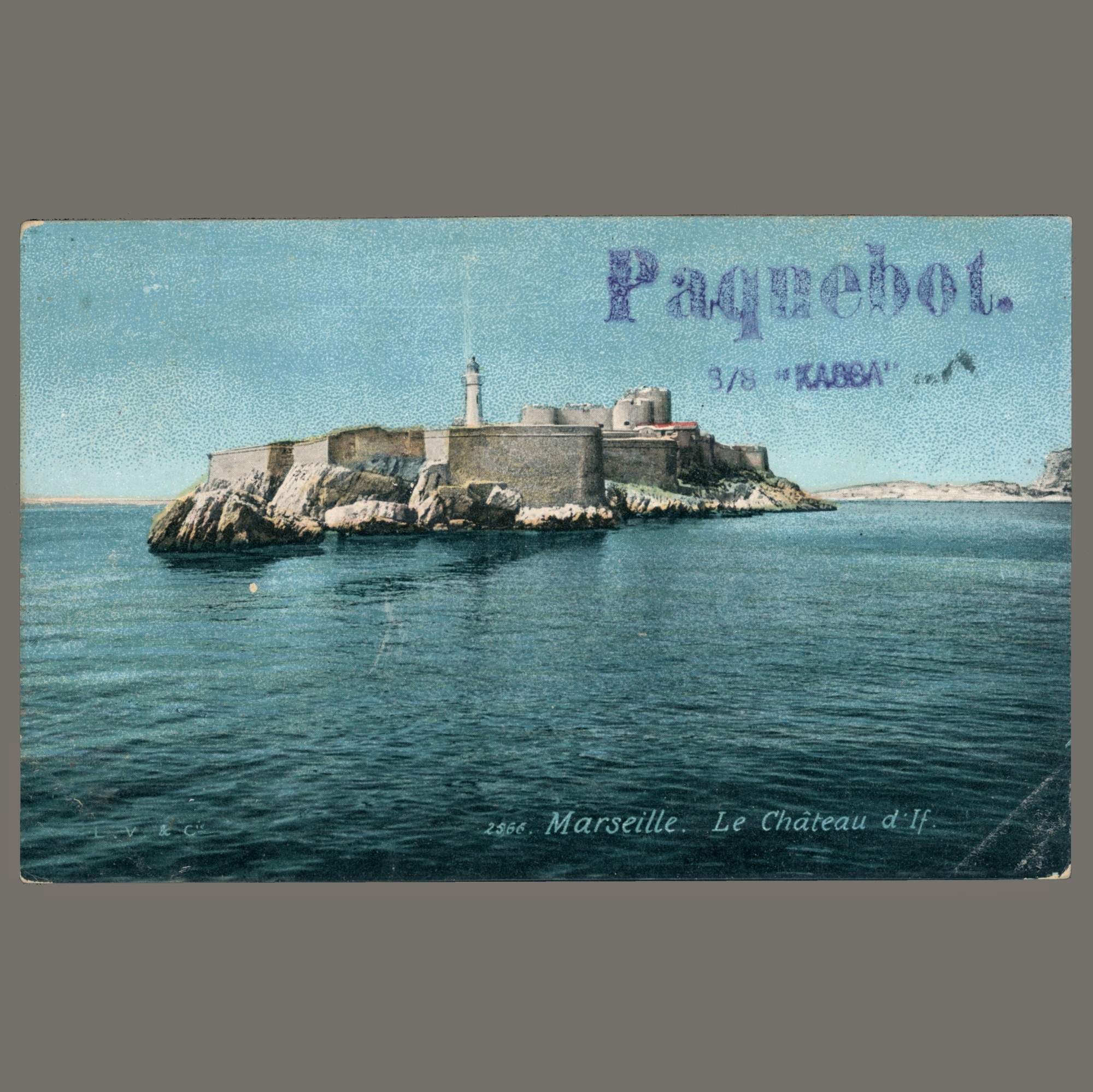 1910 Hungary - "Adria-Ungharese" and "Paquebot / SS Kassa" Peterdi's onboard ship postmarks on a postcard. Very rare, everyday postal item! - Image 3