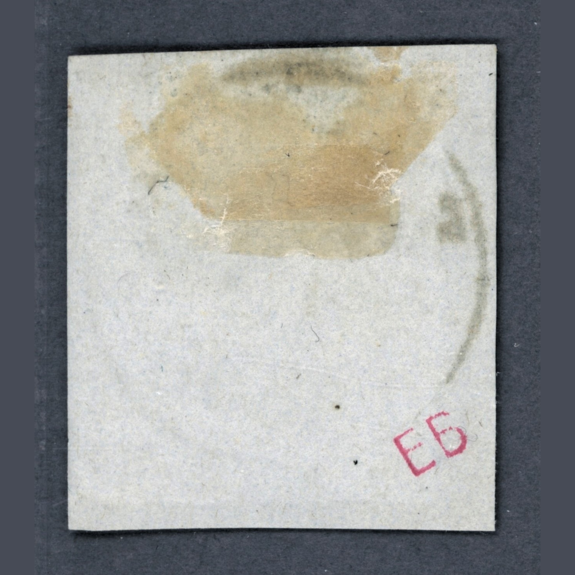 1850 Austria - 3 kr HP Type I, luxury FIUME postmark - Image 2